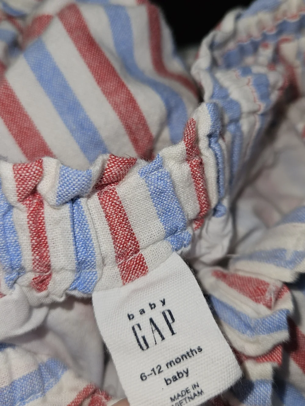 Baby Gap Striped Bubble Romper